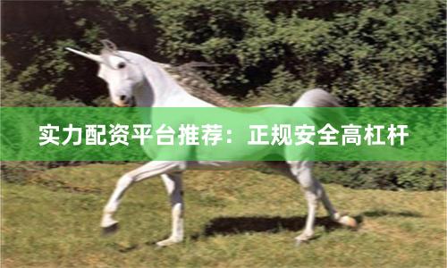 实力配资平台推荐:正规安全高杠杆